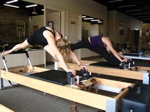 Pilates Reformer exercise